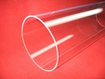 Large diameter quartz tube
